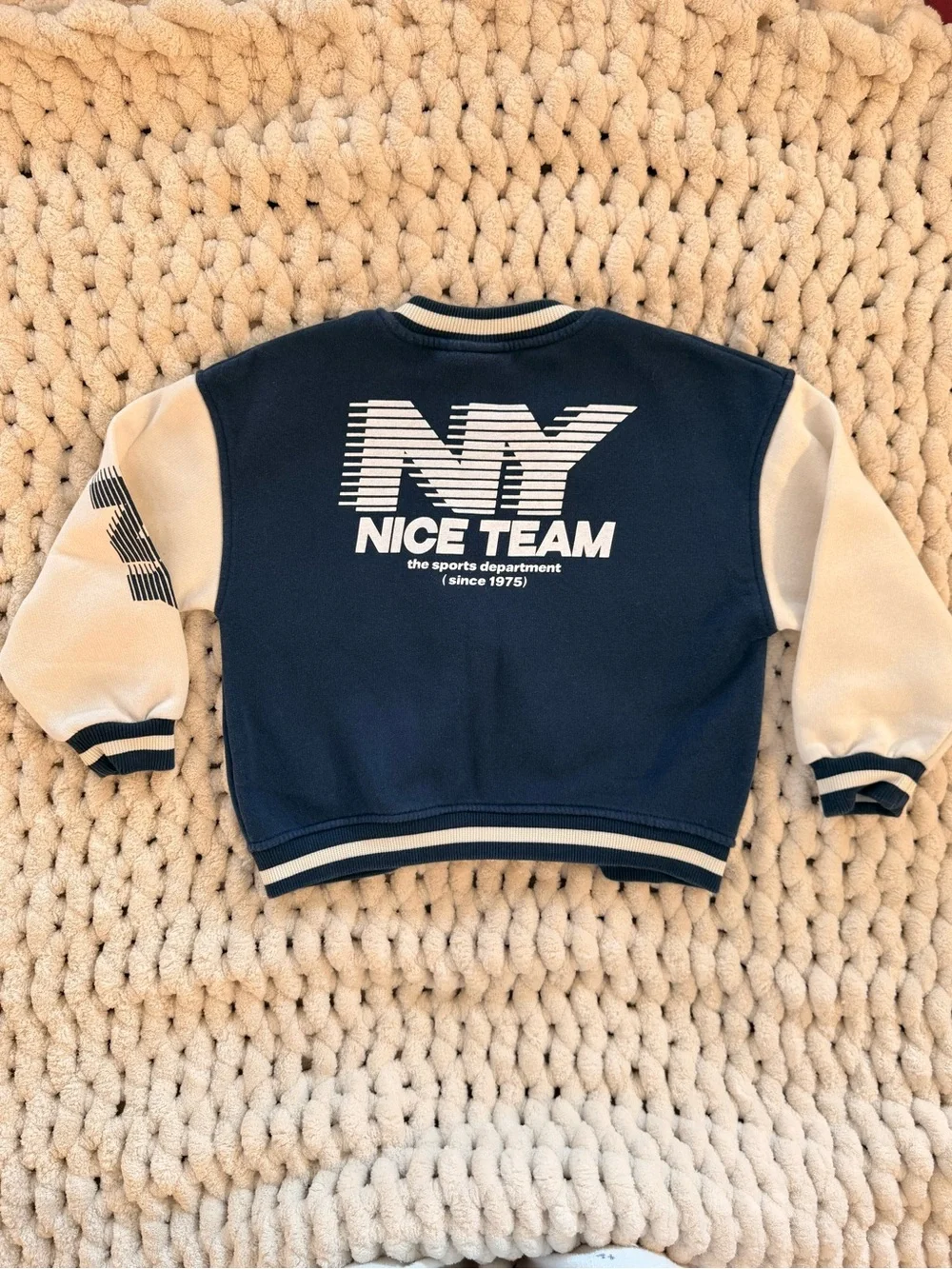 ZARA Kids Varsity Bomber Jacket | Size 6Y / 116 cm | Excellent Condition - Picture 12 of 13